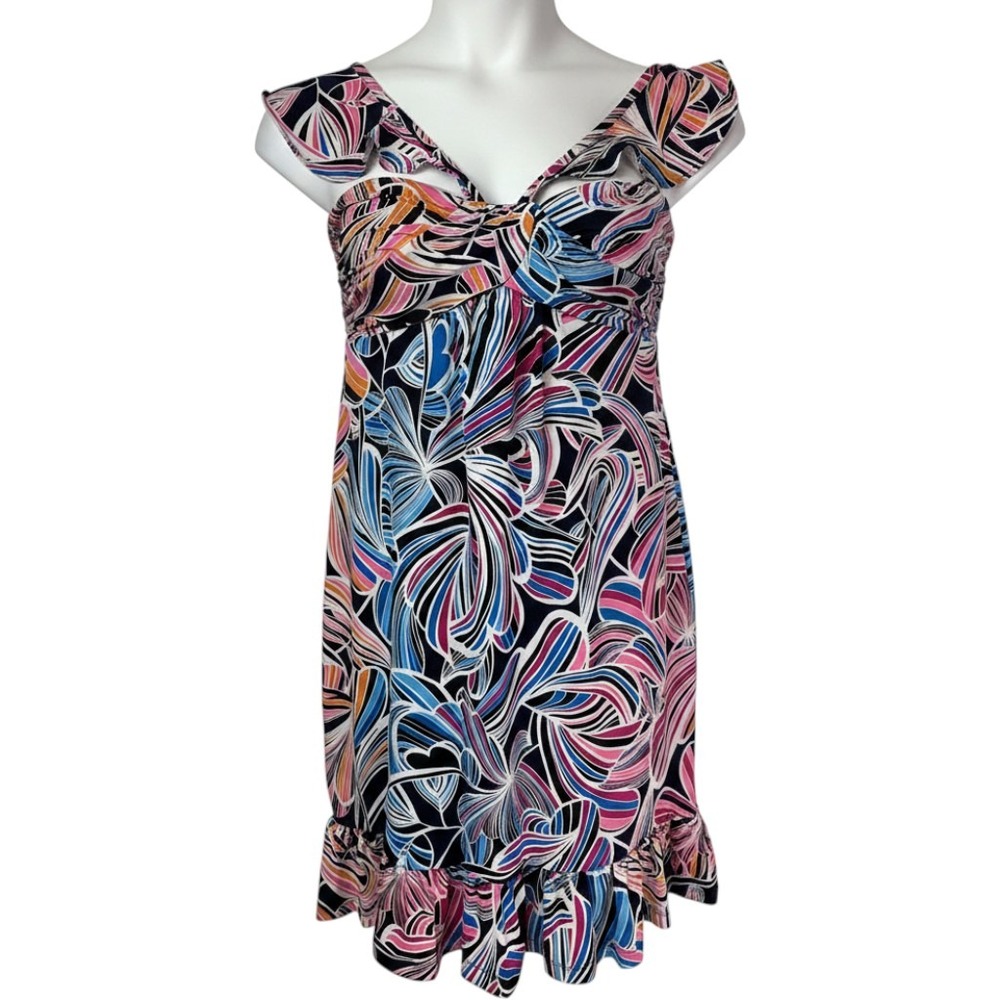 Trina Turk Women's Size 6‎ Henna Ruffle Strap Colorful Summer Dress NWT - Picture 10 of 12